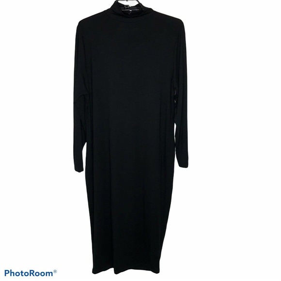 ASOS Curve Dresses & Skirts - ASOS Curve 18 Black Knit Stretch Dress Cutout